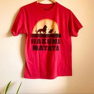 Disney - Hakuna Matata Lion King Short Sleeve Tee sz. M (mens)